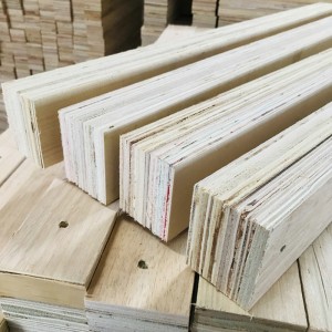 Na-aga n'ihu Plywood Strip LVL Packing Board Plywood 0494