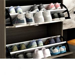 Nordic cipős szekrény Modern minimalista bejárati szekrény 0456
