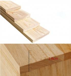 Armari lateral de sala d'estar senzill de fusta massissa nòrdica 0503