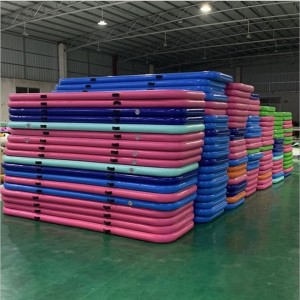 Mkia Uliobinafsishwa wa Taekwondo Somersault Air Cushion Inflatable Gymnastics Training Mat 0382
