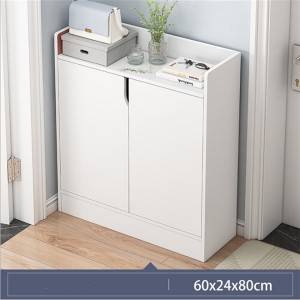 Shoe cabinet, home entrance porch cabinet, large capacity, space saving, simple multi-layer household storage, economical shoe rack