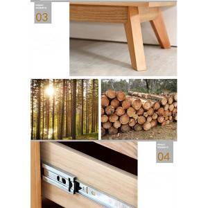 Mesa de centro europea de madera maciza moderna simple nórdica, mesa auxiliar para sofá 0502