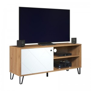 Модеран једноставан и практичан дрвени ТВ ормарић 0641