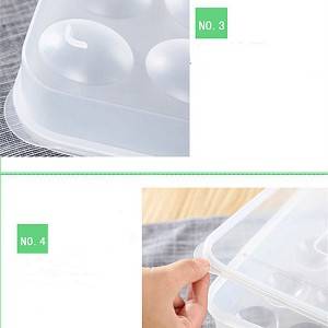 Přenosný plastový úložný prostor na vejce #box 30 mřížkový box na vejce kuchyňské potřeby 0497