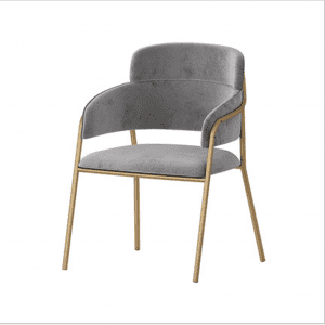 Flanellen stoel in Scandinavische stijl, stijlvol minimalistisch meubel 0349