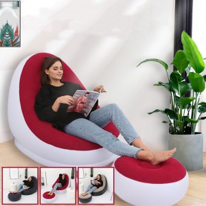 Thickened Easy Storage PVC #Inflatable Chair 009