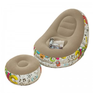 ದಪ್ಪನಾದ ಸುಲಭ ಶೇಖರಣಾ PVC #Inflatable Chair 009
