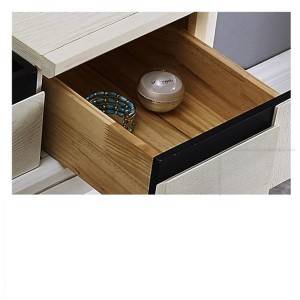 Flip-style Desk uye Dresser Integrated Dresser White Distressed