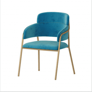 Cadeira de flanela de estilo nórdico móveis minimalistas elegantes 0349