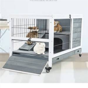 I-Multifunctional Poultry Breeding House I-Cage ye-Wood Solid Rabbit Cage