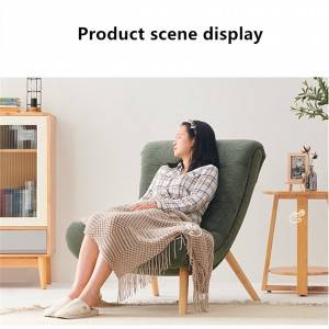 Nordic Single Solid Wood Frame Sofa ເຟີນິເຈີສ້າງສັນ 0194-3