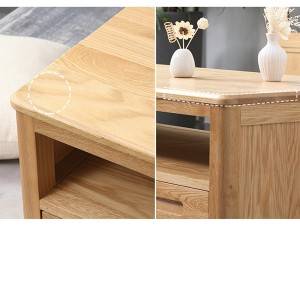 Modern Minimalist White Oak Solid Wood Coffee Table#Tea Table 0008
