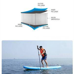 Inflatable surfboard SUP cov me nyuam sawv ntsug surf board 0363