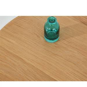 Yksinkertainen rento pyöreä pöytä jaloilla, mini massiivipuinen sivupöytä# teepöytä 0011