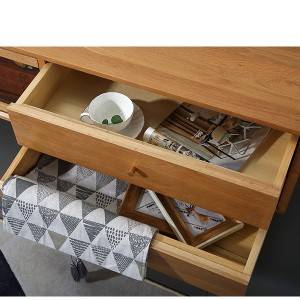 ອາພາດເມັນຂະໜາດນ້ອຍ Nordic Simple Solid Wood Room Living Room Stand#0017