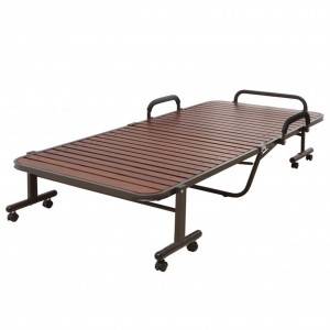 Domácí nábytek pro dospělé Dřevěná kovová postel 0212-2