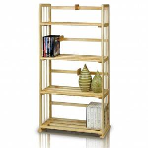 A simple solid pine bookcase commodity shelf 0220