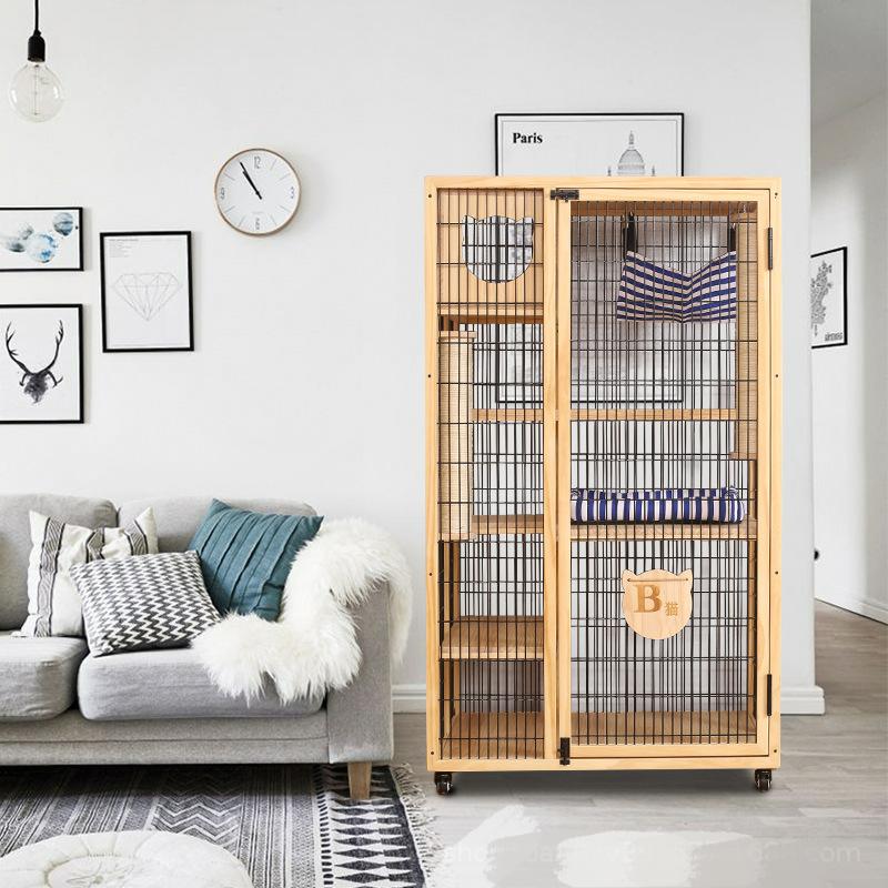Cat′S Wooden Cage-0001