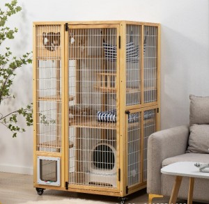 Cat′ S Wooden Cage-0001