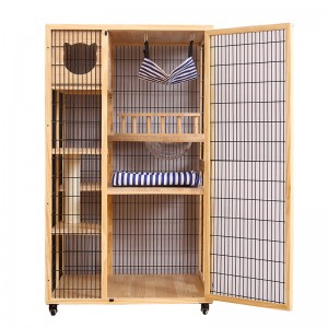 Cat' S Wooden Cage-0001