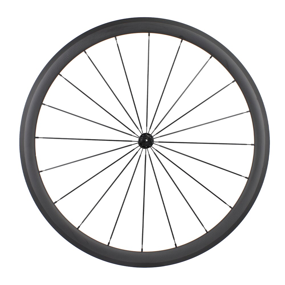 Rim Brake Carbon Wheels 45x25mm Clincher/Tubular 700c Rim with Powerway R13 Hub Road Bicycle Wheelset Featured Image