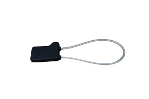 as014 EAS RF/AM etiqueta de auto-alarme com cordão para furtos em lojas