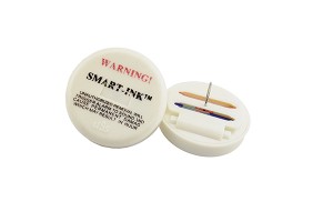ssYS309 Circle Ink Tag security tag with pin  for garments retail shop