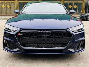ACC ඉදිරිපස බම්පර් මධ්‍ය ග්‍රිල් සහිත Audi A7 S7 C8 සඳහා RS7 හුඩ් ග්‍රිල්