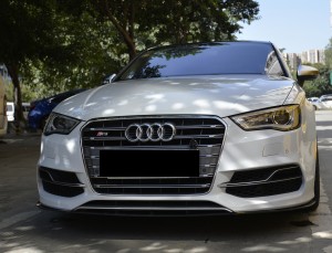 S3 RS3 Grill For Audi A3 S3 8V RS3 Quattro Hex Mesh Mberi Bumper Hood Grille