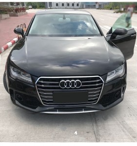 I-RS7 auto front grille ye-Audi A7 S7 C7.5 ABS material ye-honeycomb car grill