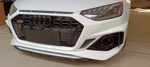 Audi A4 S4 ningkatkeun ka RS5 gaya awak mobil kit bemper hareup pipa diffuser 20-24