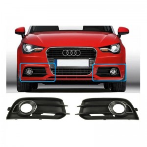 S1 RS1 ጭጋግ ግሪል N ወይም S-line ቀዳዳ ያለው ለ Audi A1 S1 2011-2015