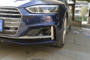 Audi Honeycomb Front Fog Light Lamp Cover para sa Audi A5 B9 Sline S5 17-19