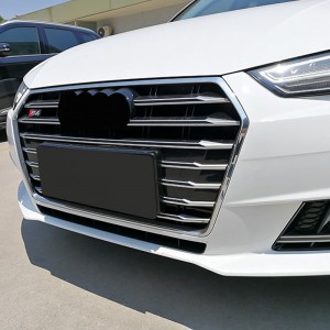 ປີ້ງລົດ S4 RS4 ສໍາລັບ Audi A4 S4 B9 Honeycomb front bumper grille facelift auto grills