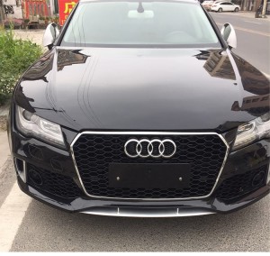 RS7 auto grille hore ee Audi A7 S7 C7.5 ABS walxo shil baabuur.