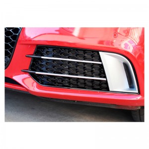 S1 RS1 kabut grill N utawa S-line karo bolongan kanggo Audi A1 S1 2011-2015