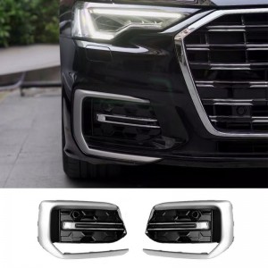 Front Bumper Fog Light Lamp Grill cover Grille para sa Audi A6 C8 C8PA 20-25