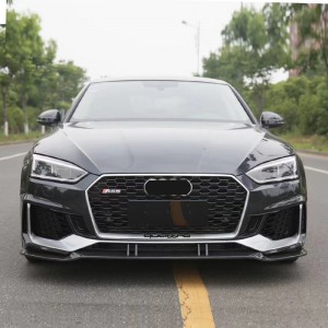 Audi RS5 B9 style body kits front bumper with front grill and lip for A5 2017-2019