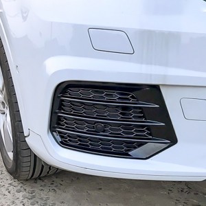 Mobil Kabut lampu grill Bemper panutup lampu pikeun Audi Q3 Sadaya runtuyan