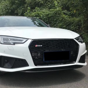 S4 RS4 Auto Grill fir Audi A4 S4 B9 Honeycomb Front Bumper Grill Facelift Auto Grill
