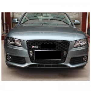 RS4 front grill for Audi A4 S4 B8 honeycomb mesh bumper grille RS quattro