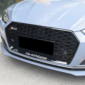RS5 honeycomb grill para sa Audi A5 S5 B9 Auto parts front grille ABS material