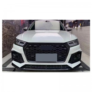 RSQ5 SQ5 isitayile grille for Audi Q5 SQ5 B9 inyosi phambi grille