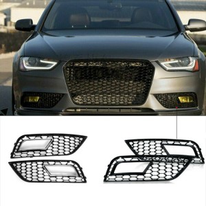 Audi Fog lamp grill s4 b8.5 Sline car fog honeycomb grille 13-16