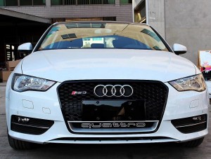 Yiyan S3 RS3 Fun Audi A3 S3 8V RS3 Quattro Hex Mesh Front Bompa Hood Grille