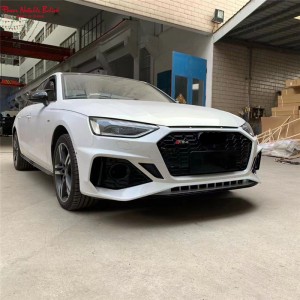 Audi A4 S4 upgrade to RS5 style car body kits front bumper diffuser pipe 20-24