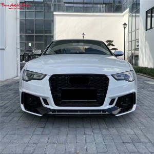 Audi A5 B8.5 change to RS5 B9 front bumper with grill for audi A5 12-16