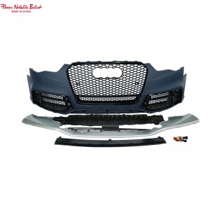 Audi A5 S5 B8.5 bumper change to RS5 style with grill and lip 2012-2016