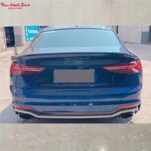Audi RS5 B9 rear bumper with pipe for audi A5 S5 b9 2017-2019