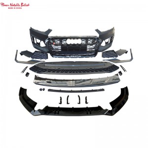 Audi RS5 B9 style body kits front bumper with front grill and molotra ho an'ny A5 2017-2019